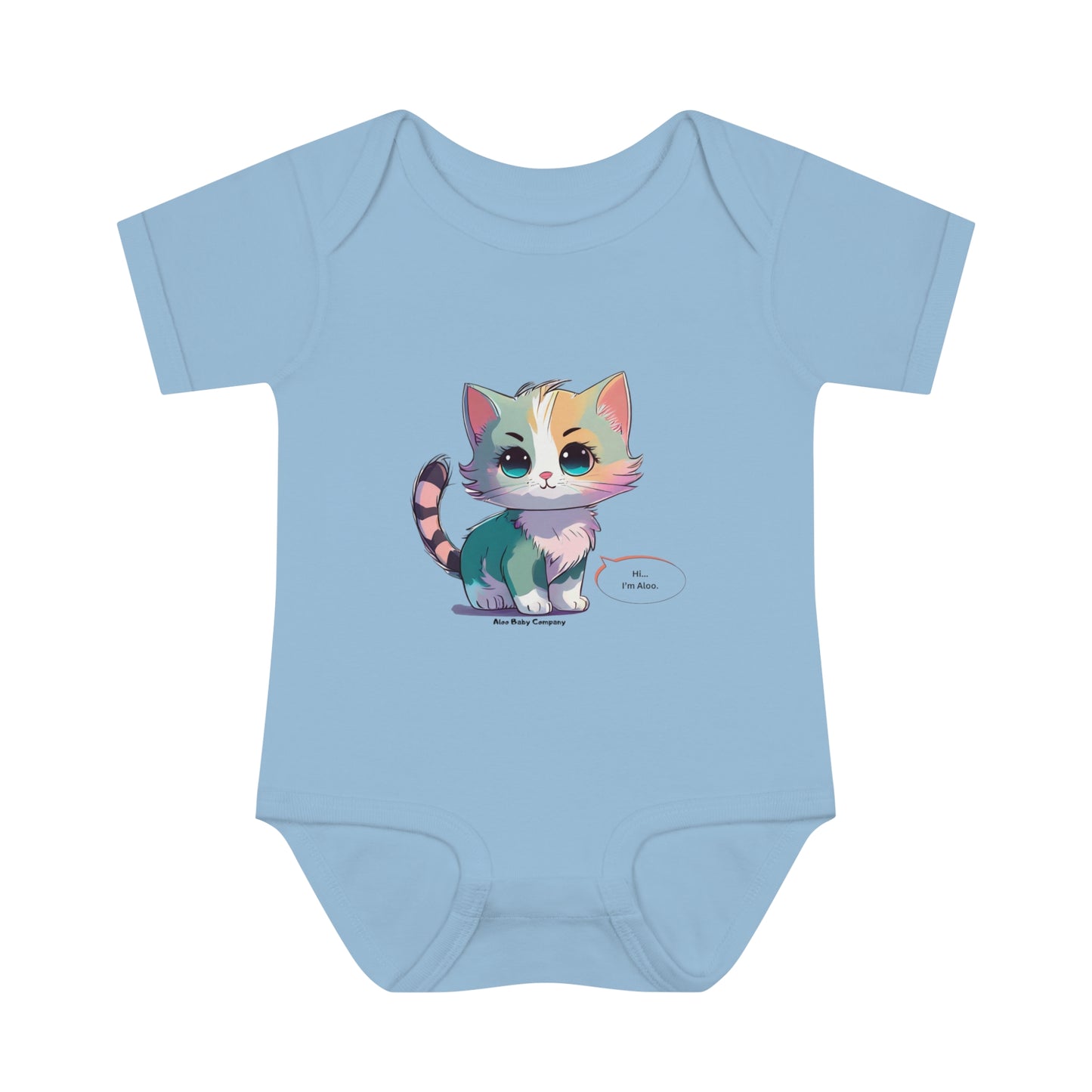 Aloo Baby "Cute Kitten: Hi" - Infant Bodysuit