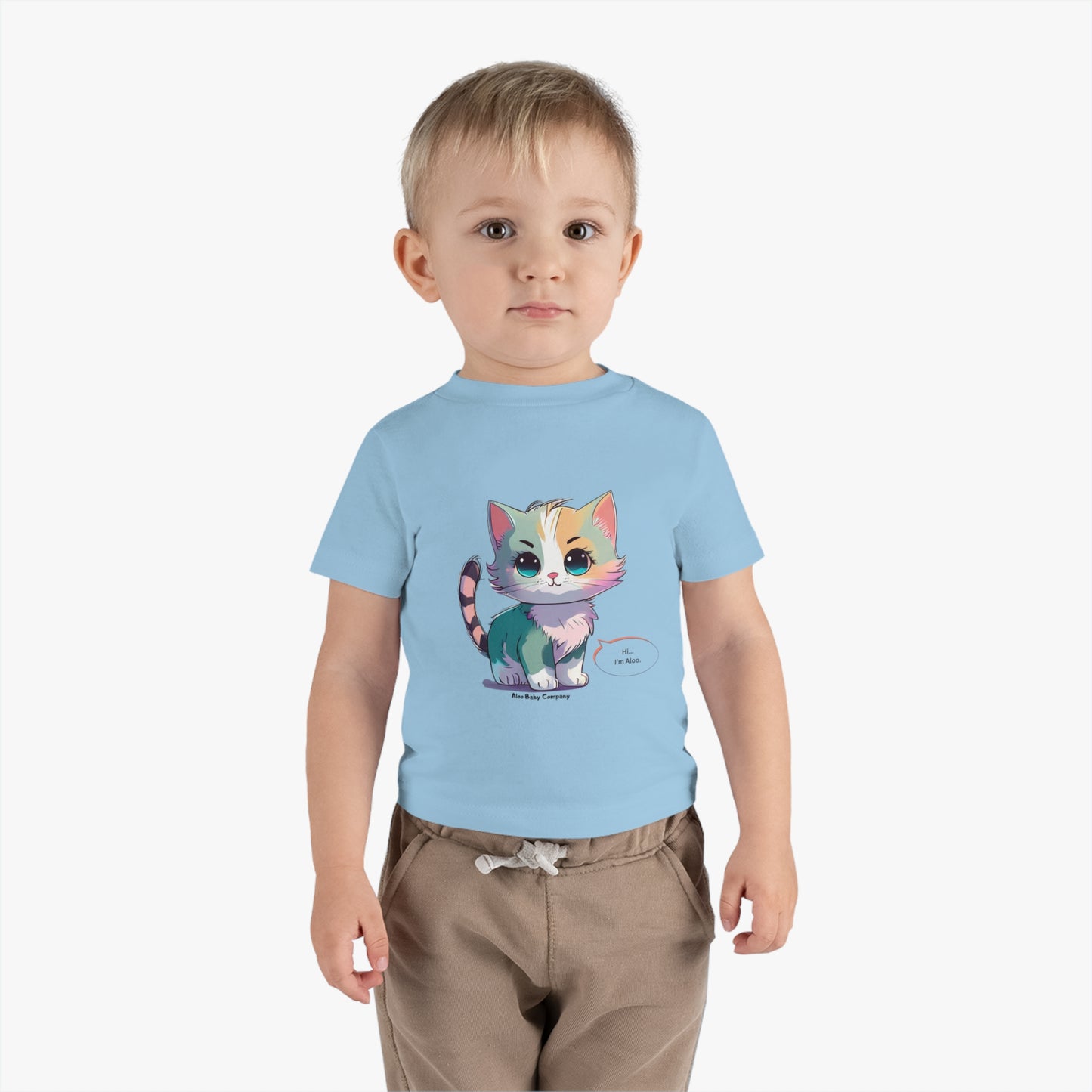 Aloo Baby "Cute Kitten: Hi" - T-shirt