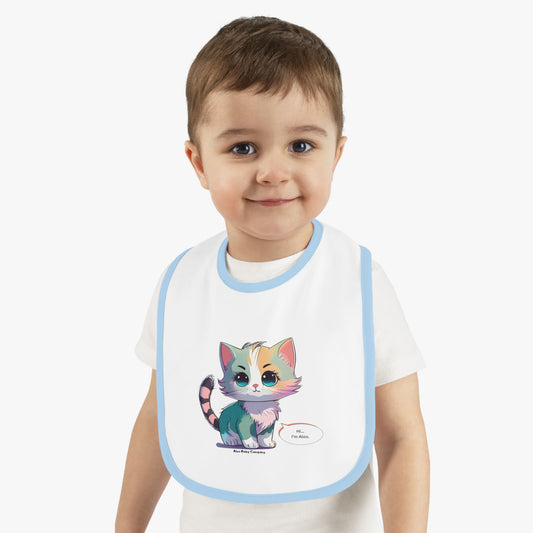 Aloo Baby "Cute Kitten: Hi" - Bib