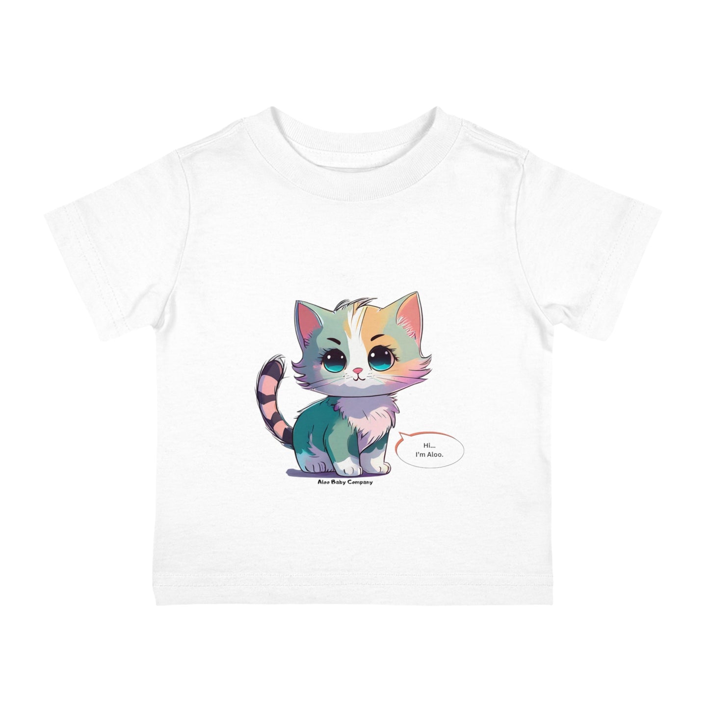 Aloo Baby "Cute Kitten: Hi" - T-shirt