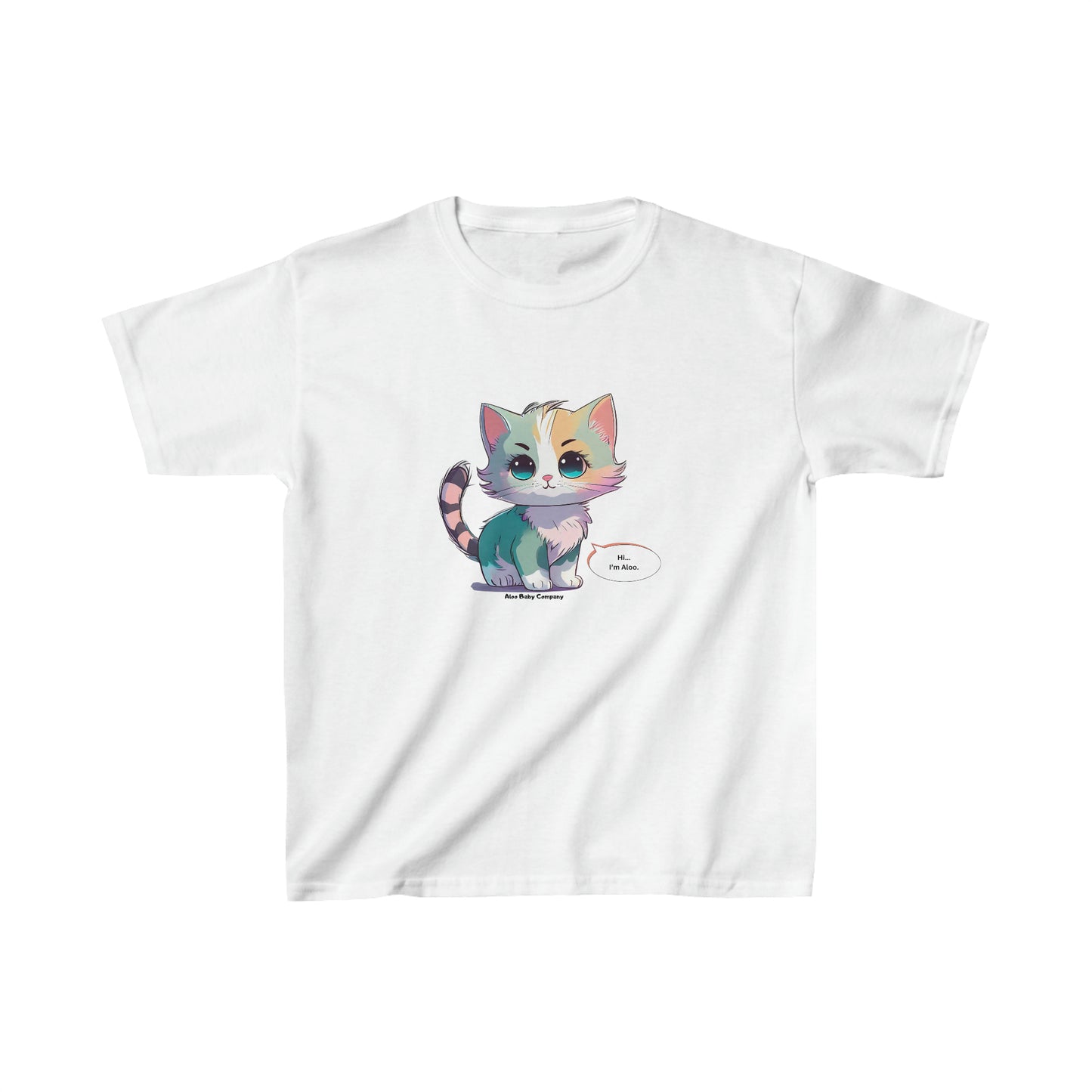 Aloo Baby "Cute Kitten: Hi" - Toddler T-shirt