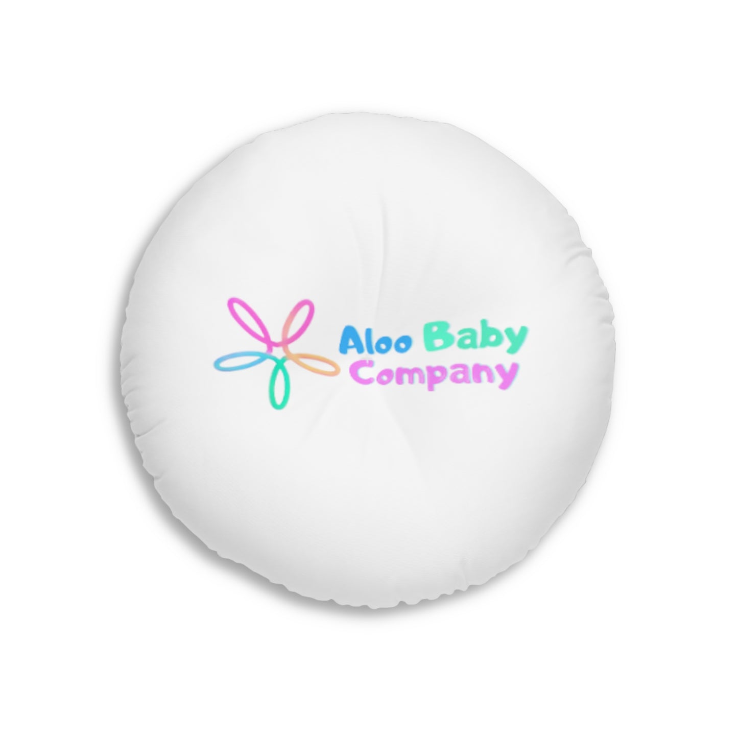 Aloo Baby "Cute Kitten: Hi" - Round Floor Pillow