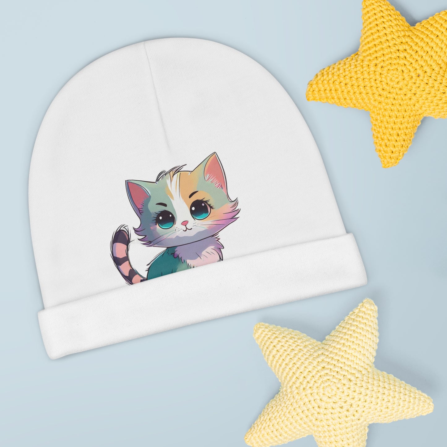 Aloo Baby "Cute Kitten: Hi" - Baby Beanie