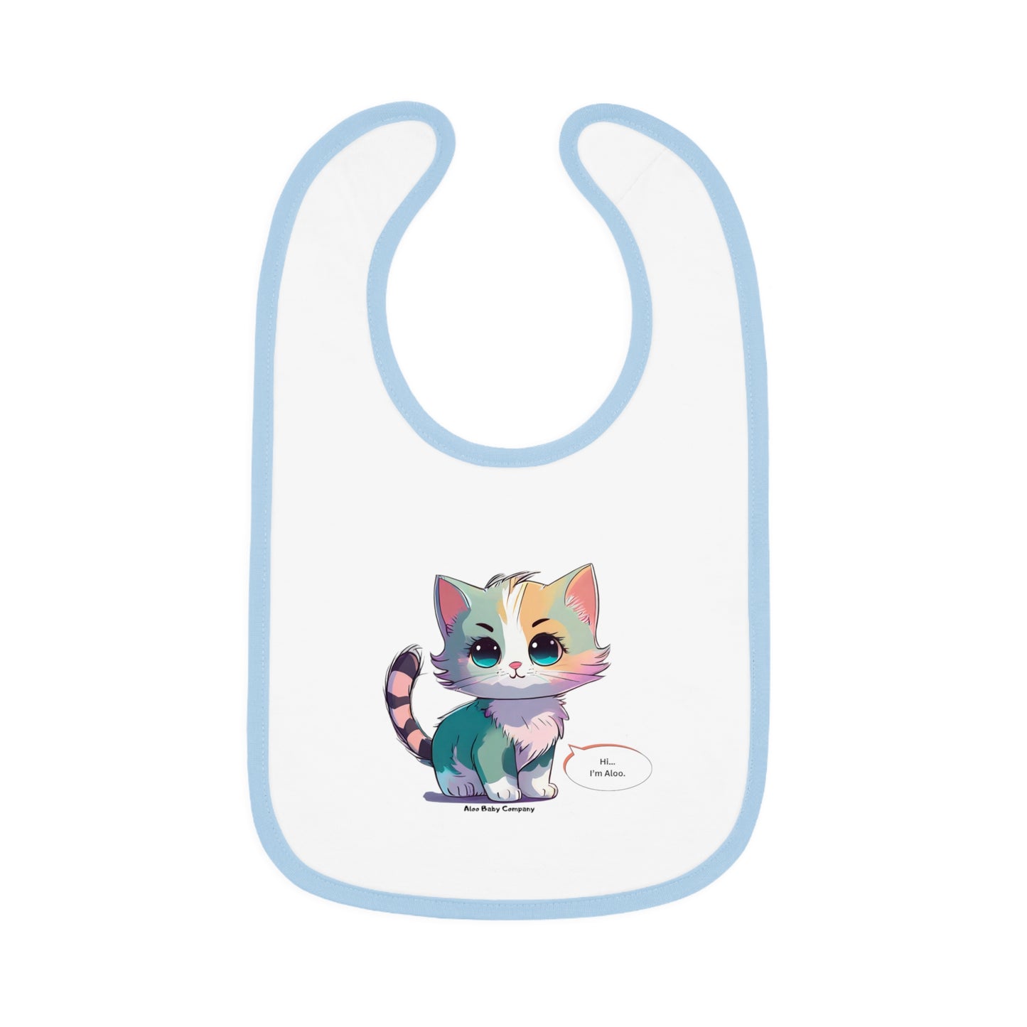 Aloo Baby "Cute Kitten: Hi" - Bib