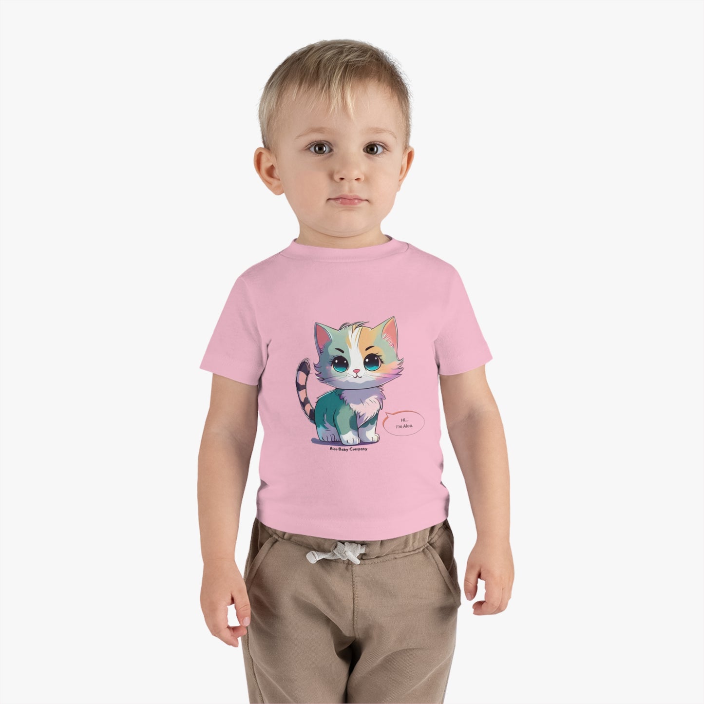 Aloo Baby "Cute Kitten: Hi" - T-shirt